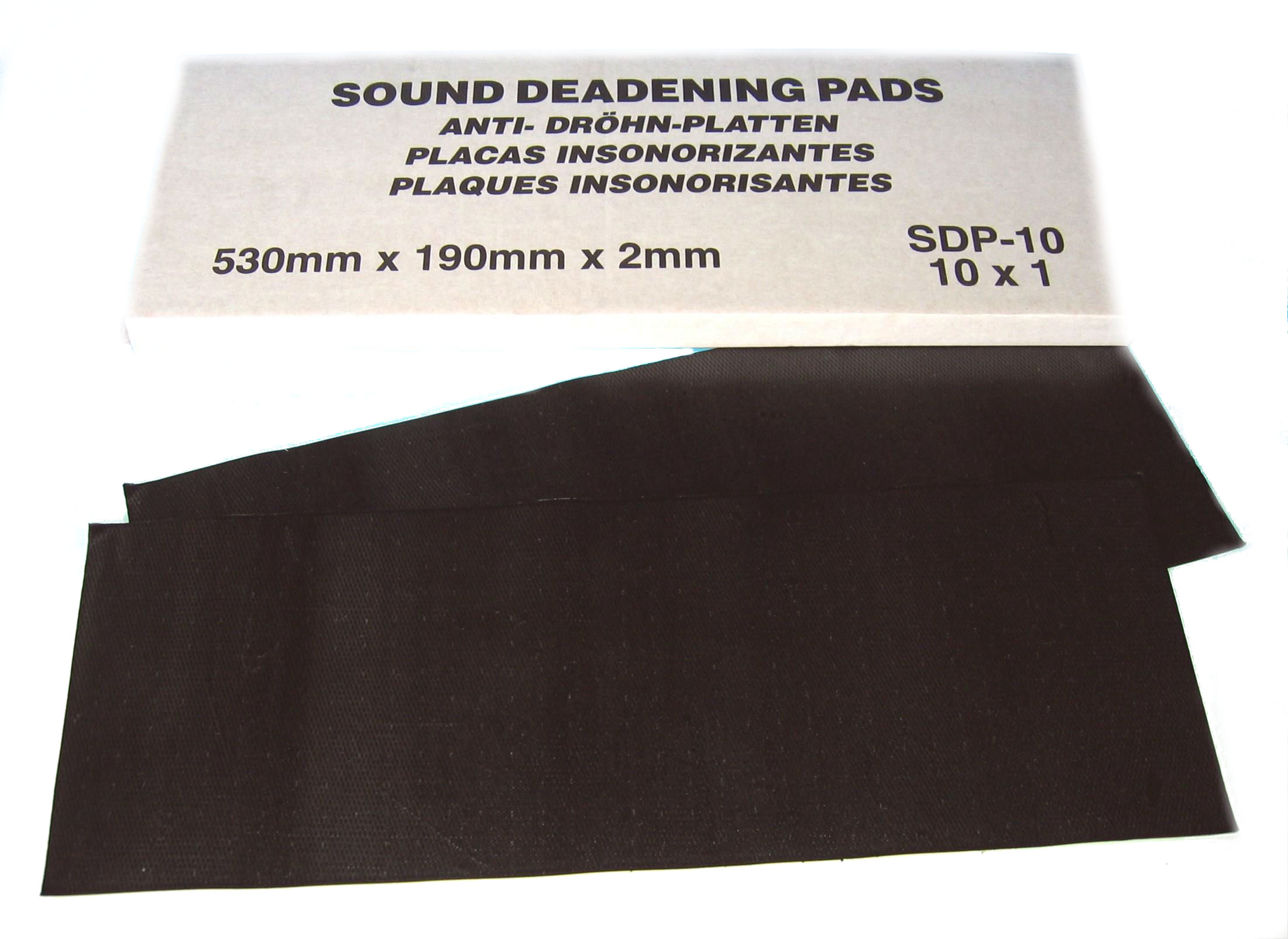 Sound Deadening Pads 530 X 190 mm PK10